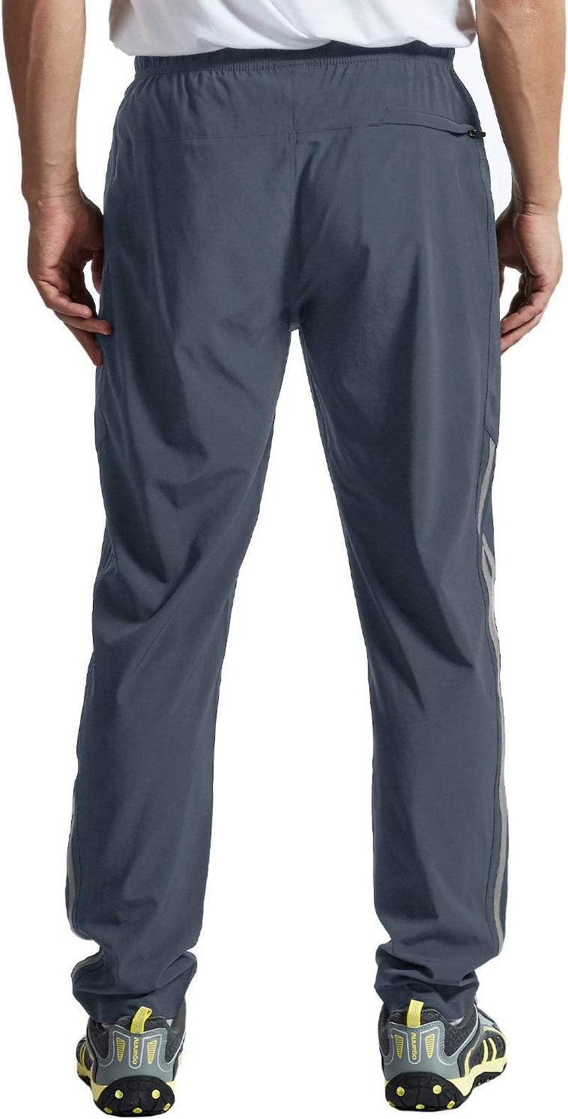 Men'S Sweatpants Zipper Pockets Lightweight Exercise Pants Running Workout Sports